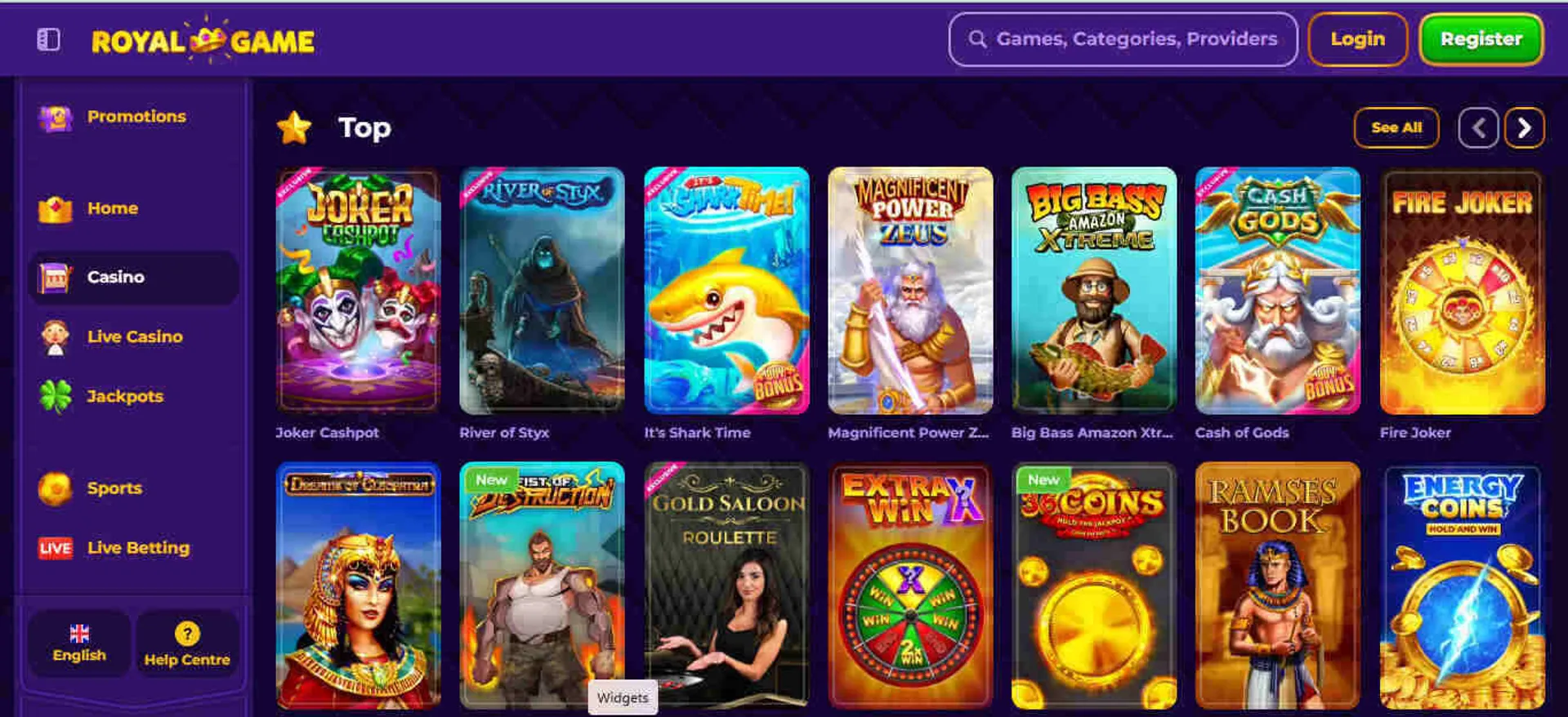 Blaze.com jogo